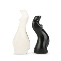 Anissa Kermiche Body Salt & Pepper Shakers Pair (Beige, Black) Online