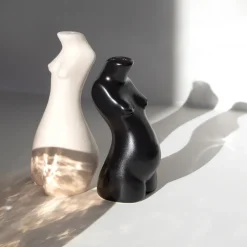 Anissa Kermiche Body Salt & Pepper Shakers Pair (Beige, Black) Online