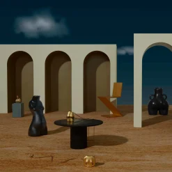 Anissa Kermiche Body Salt & Pepper Shakers Pair (Beige, Black) Online