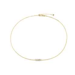 Anissa Kermiche Bronte Dore Horizontal Necklace Best