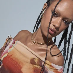 Anissa Kermiche Caught In The Act Necklace (Gold) Clearance