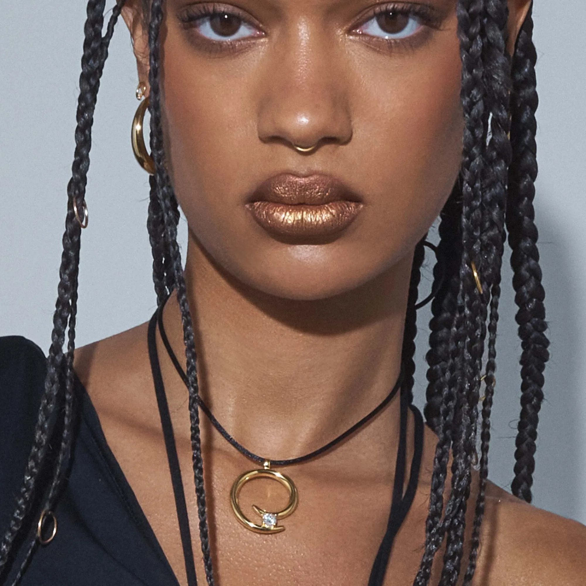 Anissa Kermiche Charmeur Rope Necklace (Gold) Outlet