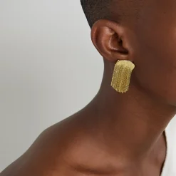 Anissa Kermiche Fil Earrings (Gold) Hot