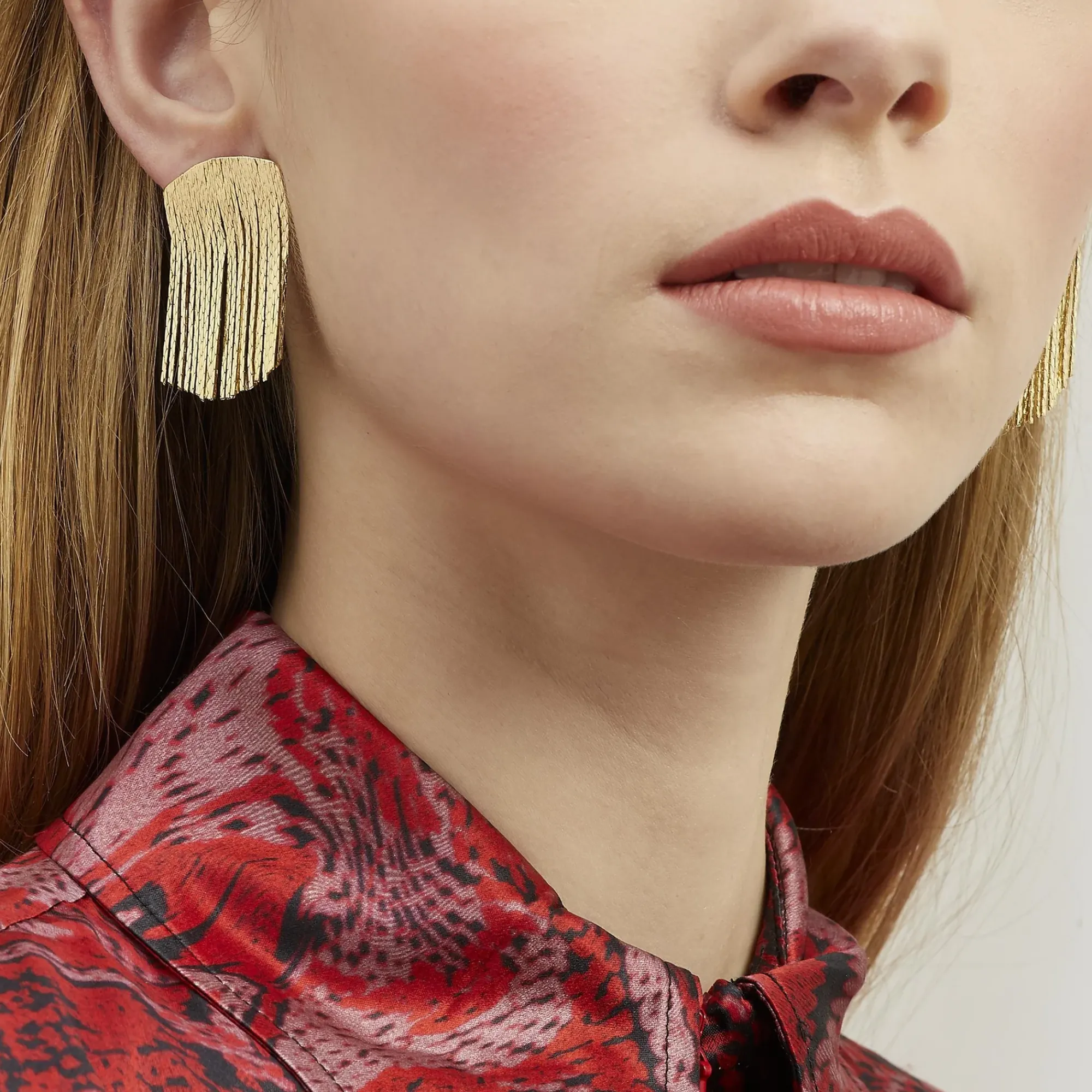 Anissa Kermiche Fil Earrings (Gold) Hot