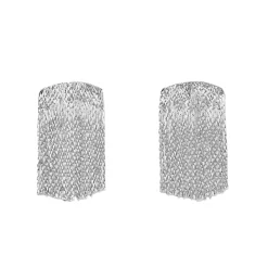 Anissa Kermiche Fil Earrings (Silver) Outlet