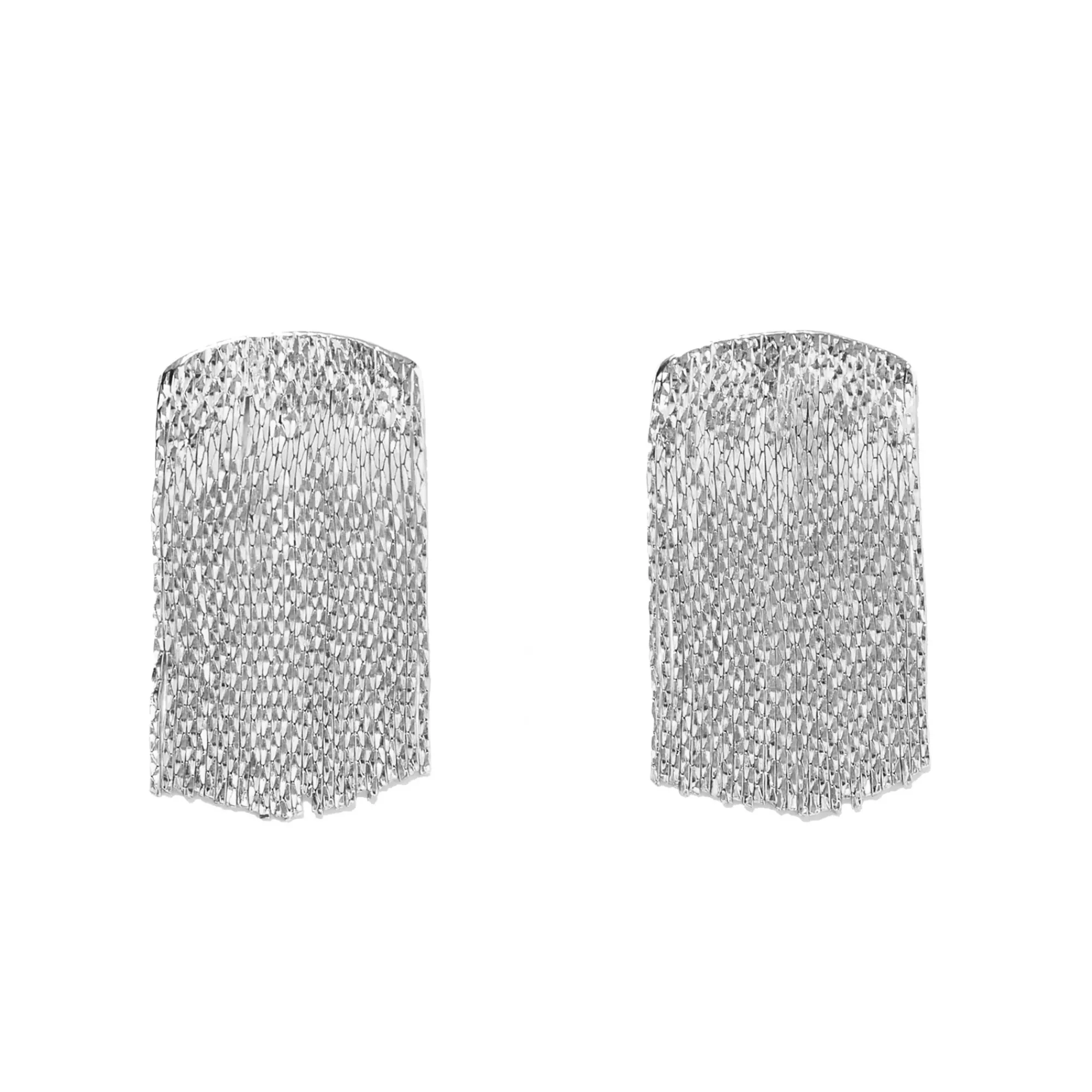 Anissa Kermiche Fil Earrings (Silver) Outlet