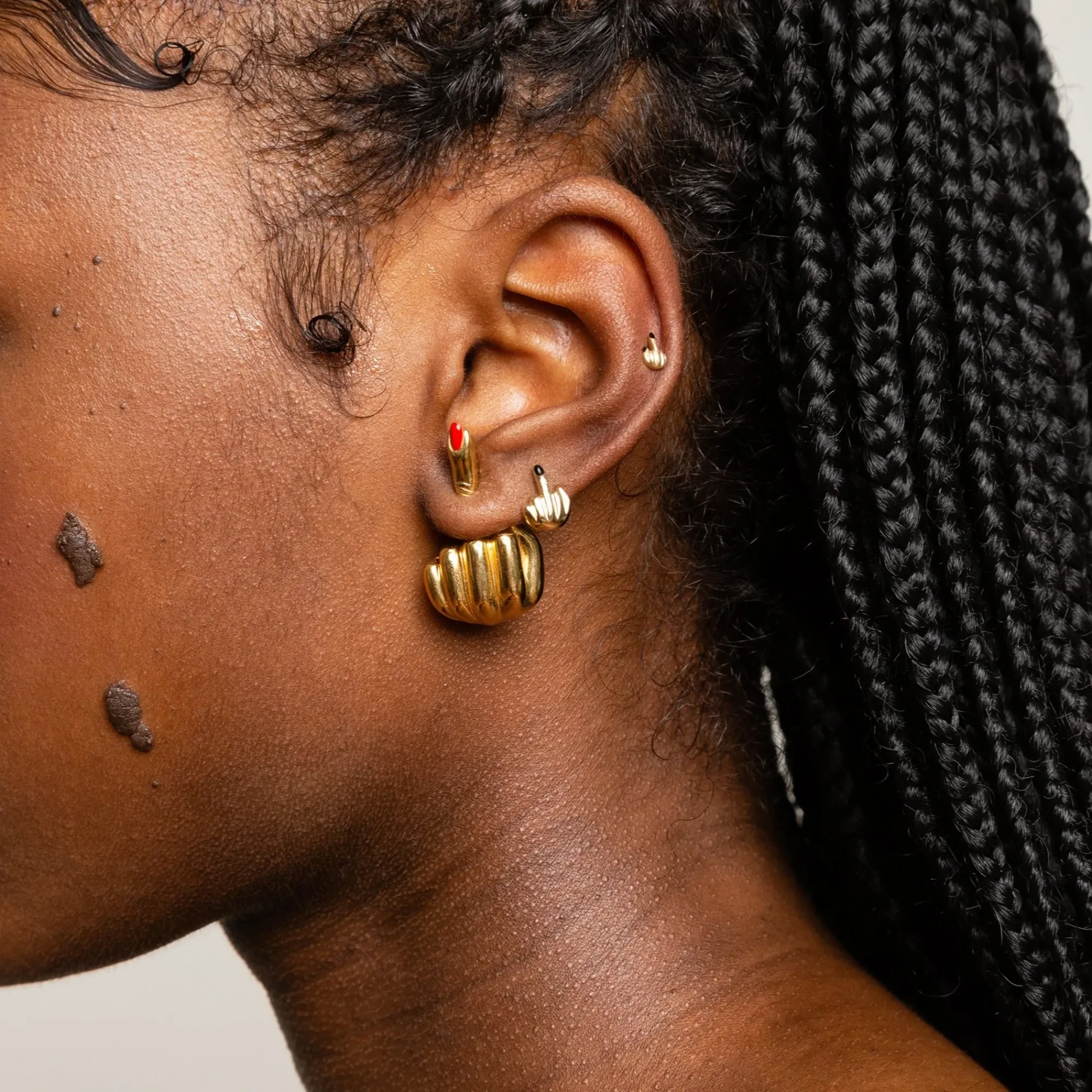 Anissa Kermiche French For Goodnight Earring (Red) Outlet