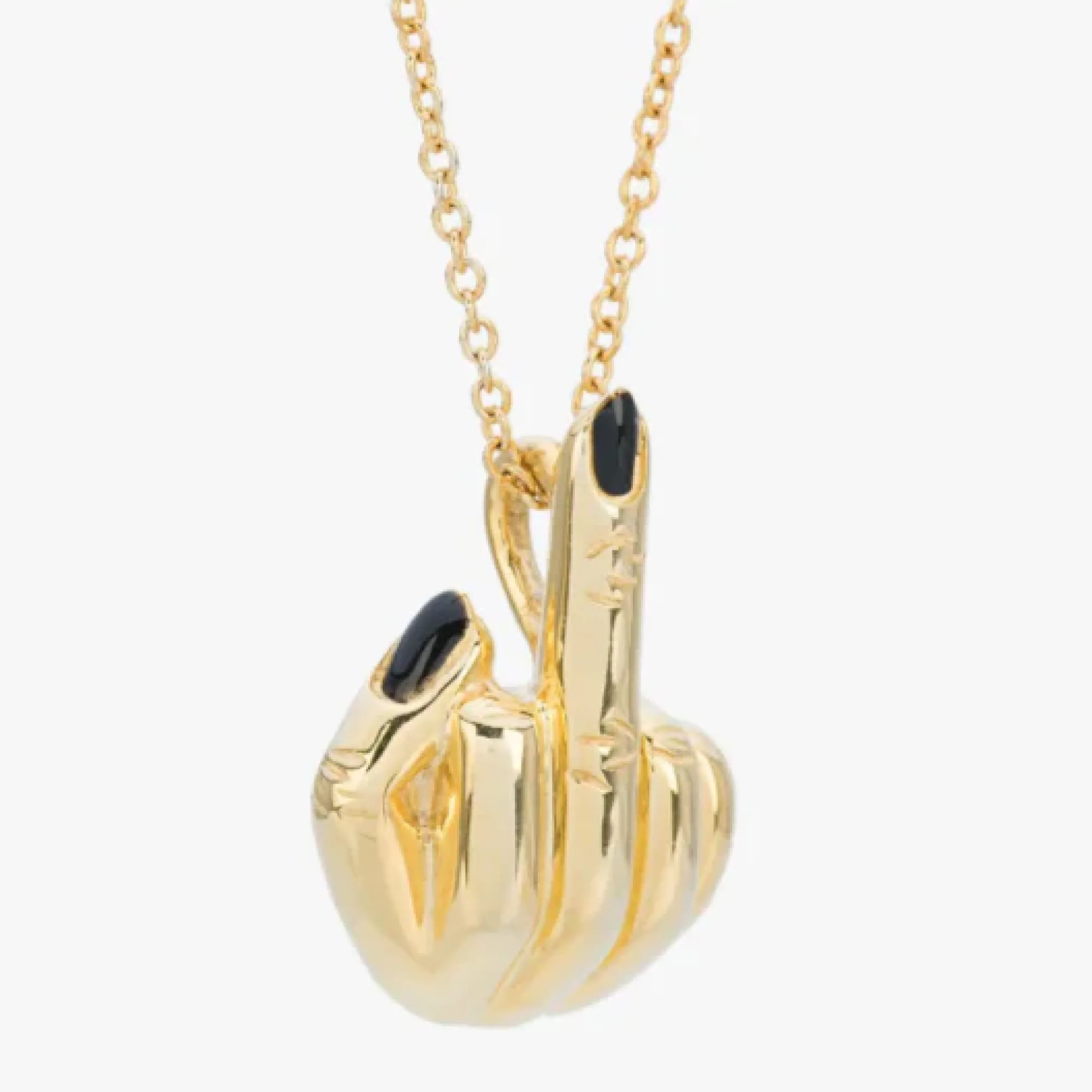 Anissa Kermiche French For Goodnight Necklace (Black) Hot