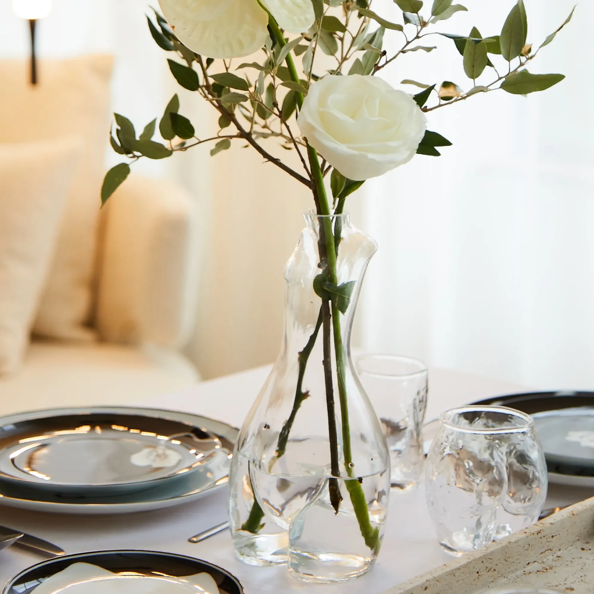 Anissa Kermiche Glass Carafe (Clear)