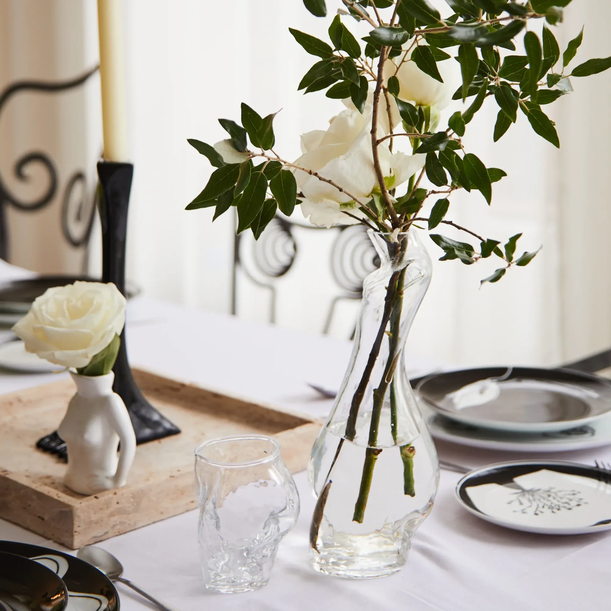 Anissa Kermiche Glass Carafe (Clear)