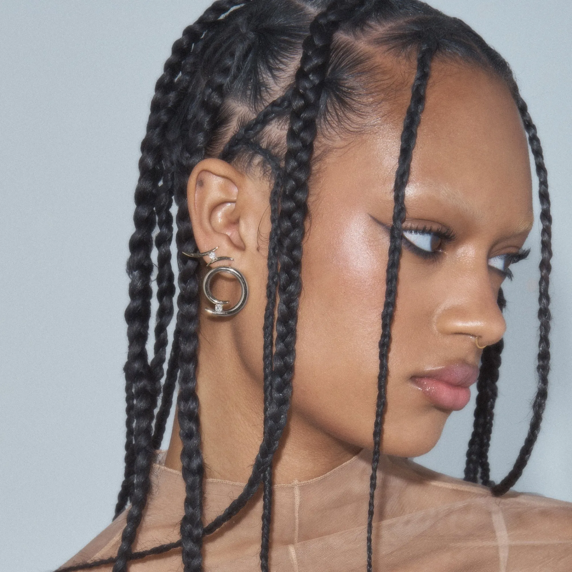 Anissa Kermiche Grand Charmeur Earrings (Silver)