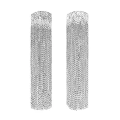 Anissa Kermiche Grand Fil Earrings (Silver) Online