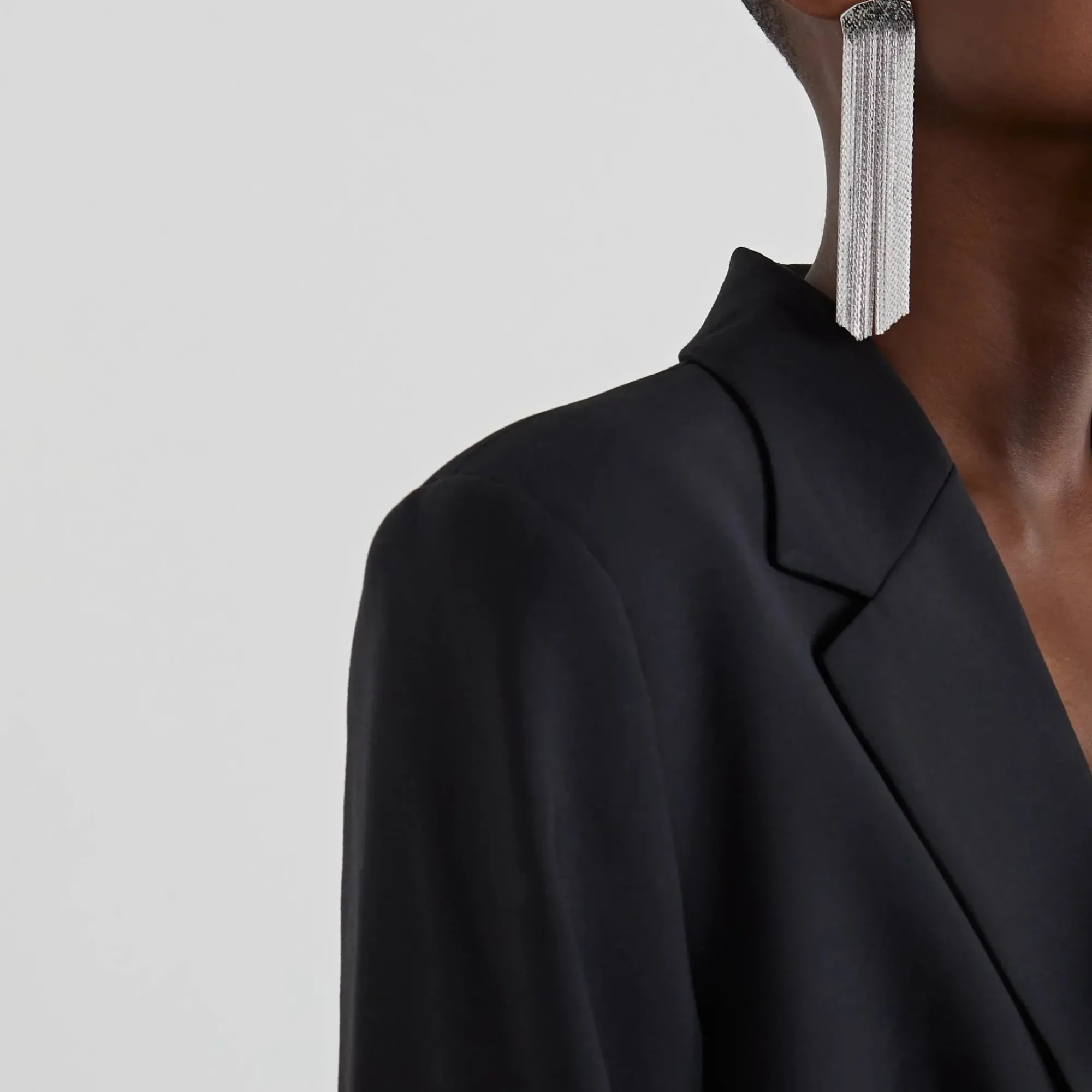 Anissa Kermiche Grand Fil Earrings (Silver) Online