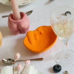 Anissa Kermiche Ich Liebe Dish (Orange) New