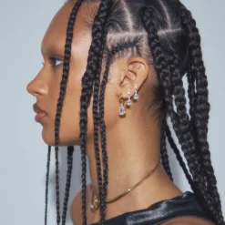 Anissa Kermiche Ile Flottante Hoop Earrings Discount