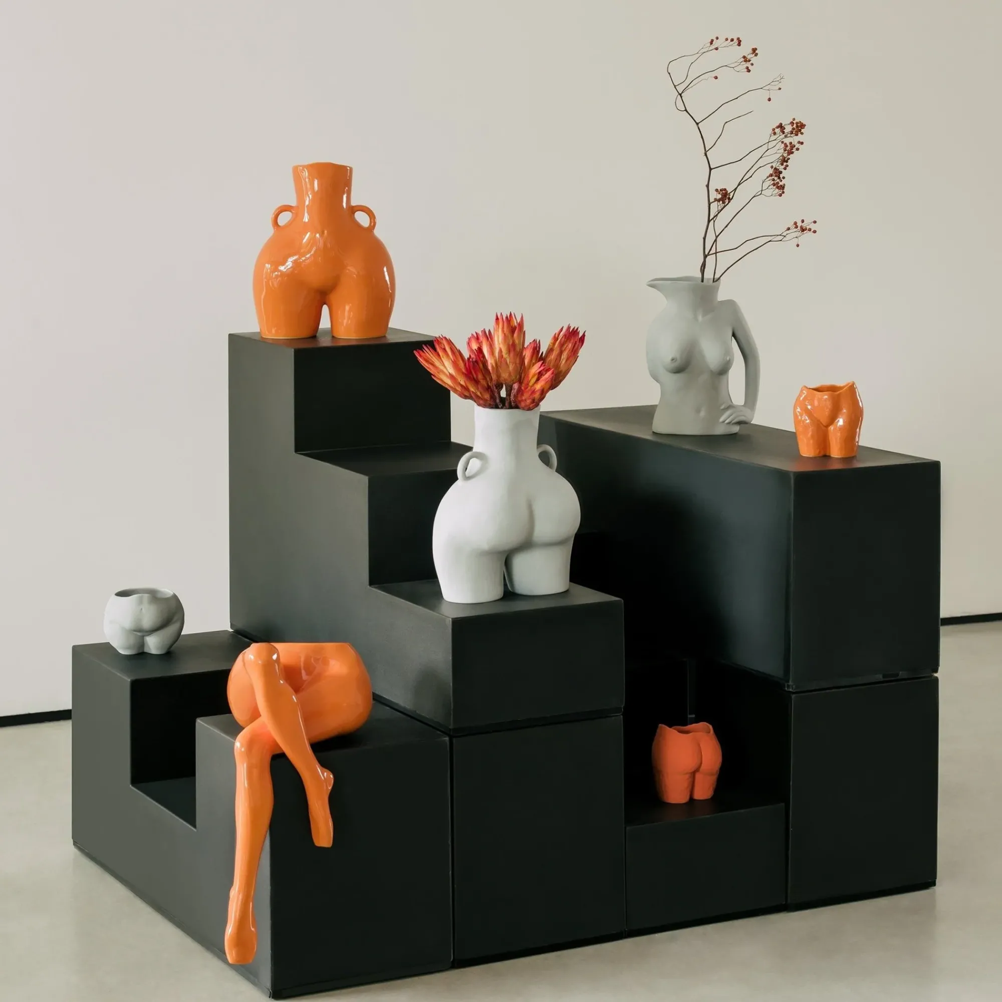 Anissa Kermiche Jugs Jug (Bisque Light Grey) Best