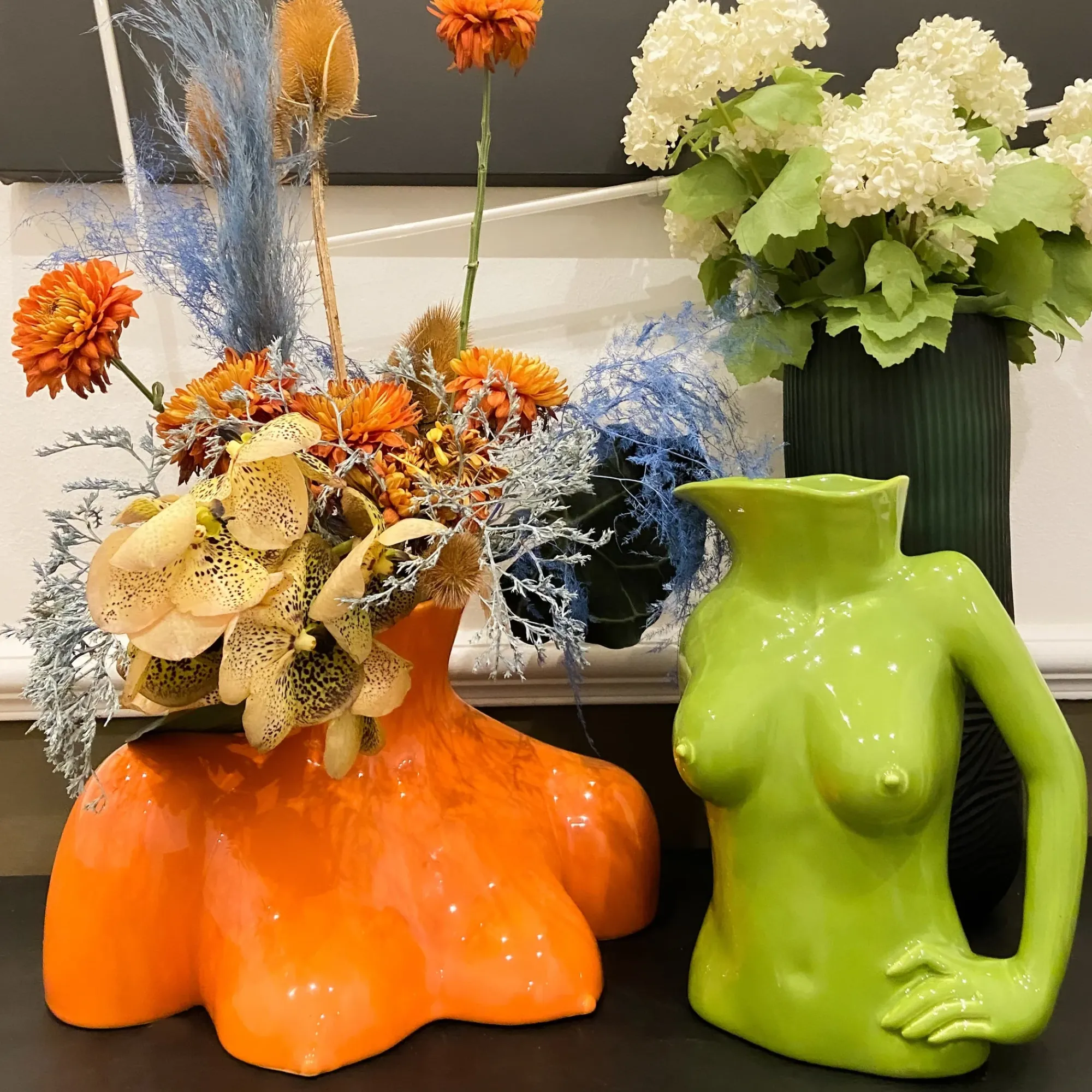 Anissa Kermiche Jugs Jug (High-Shine Olive) Sale