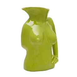 Anissa Kermiche Jugs Jug (High-Shine Olive) Sale