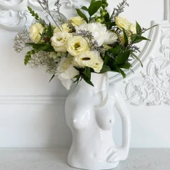 Anissa Kermiche Jugs Jug (High-Shine White) Sale