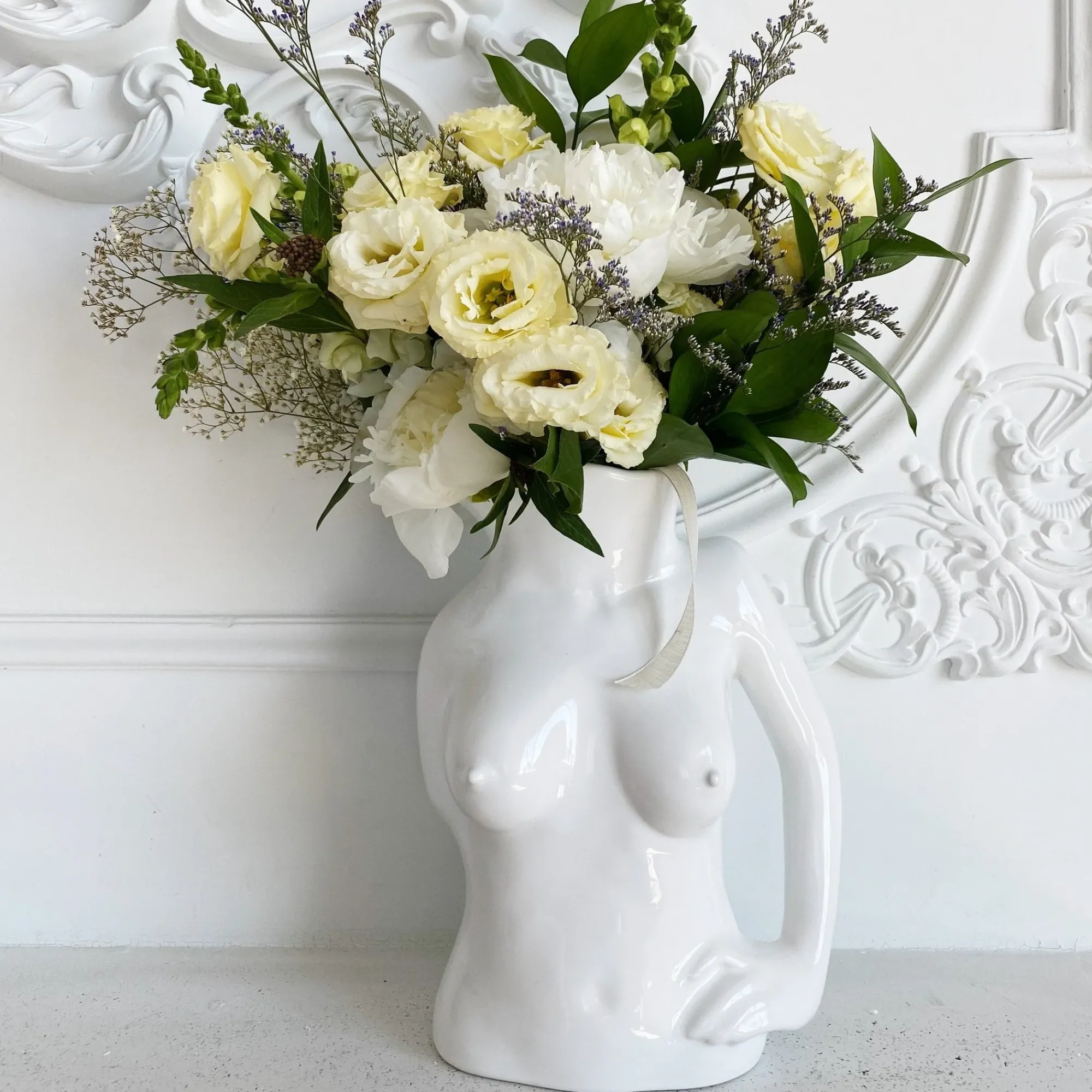 Anissa Kermiche Jugs Jug (High-Shine White) Sale