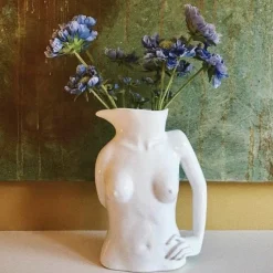 Anissa Kermiche Jugs Jug (High-Shine White) Sale