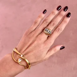 Anissa Kermiche Loopy Bracelet (Gold) Clearance