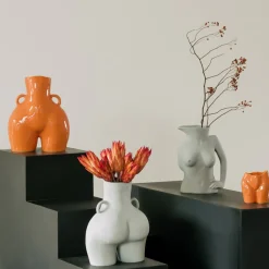 Anissa Kermiche Love Handles Vase (Light-Grey) Online