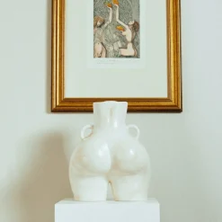 Anissa Kermiche Love Handles Vase (Marble) New