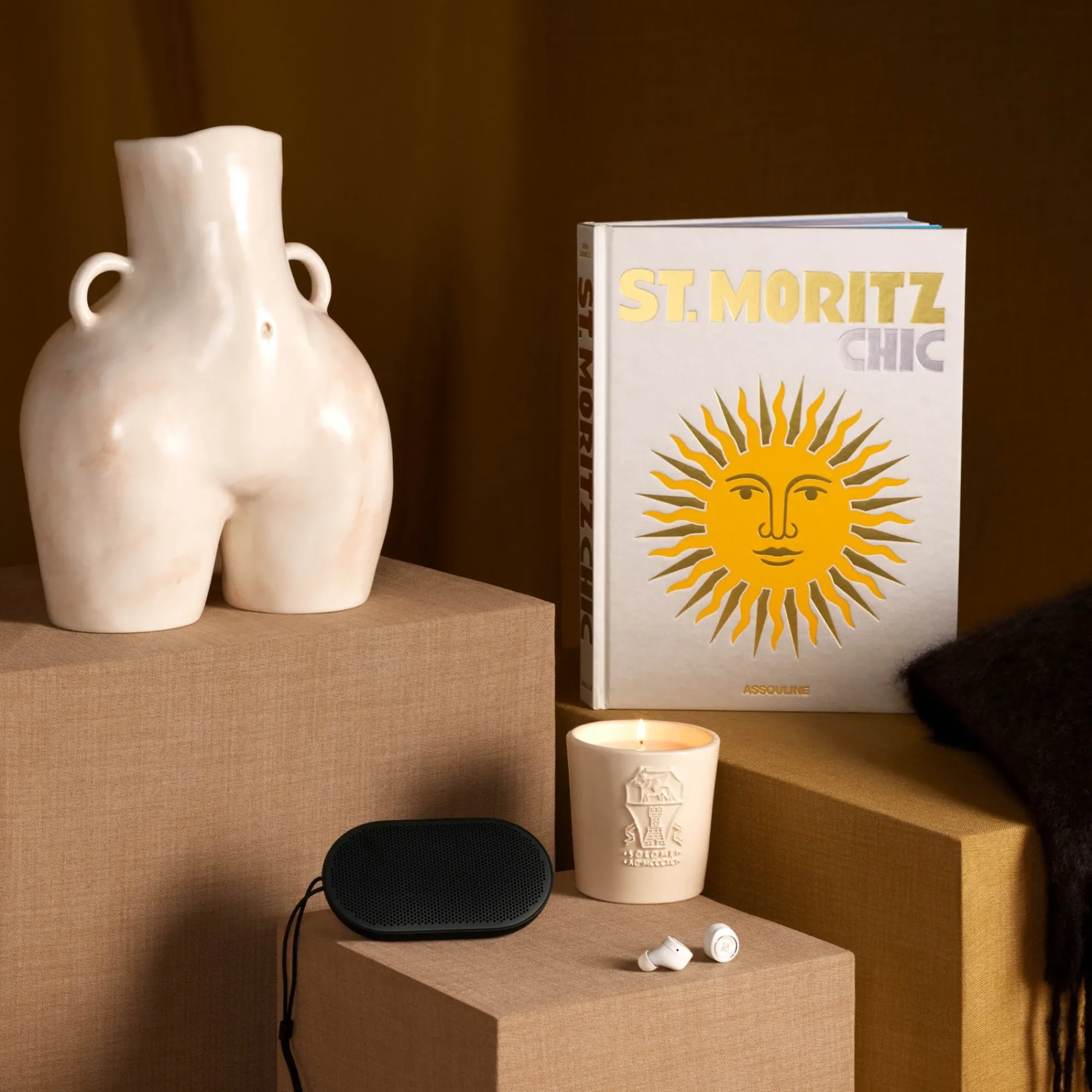 Anissa Kermiche Love Handles Vase (Marble) New