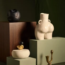 Anissa Kermiche Love Handles Vase (Marble) New