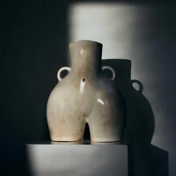 Anissa Kermiche Love Handles Vase (Marble) New