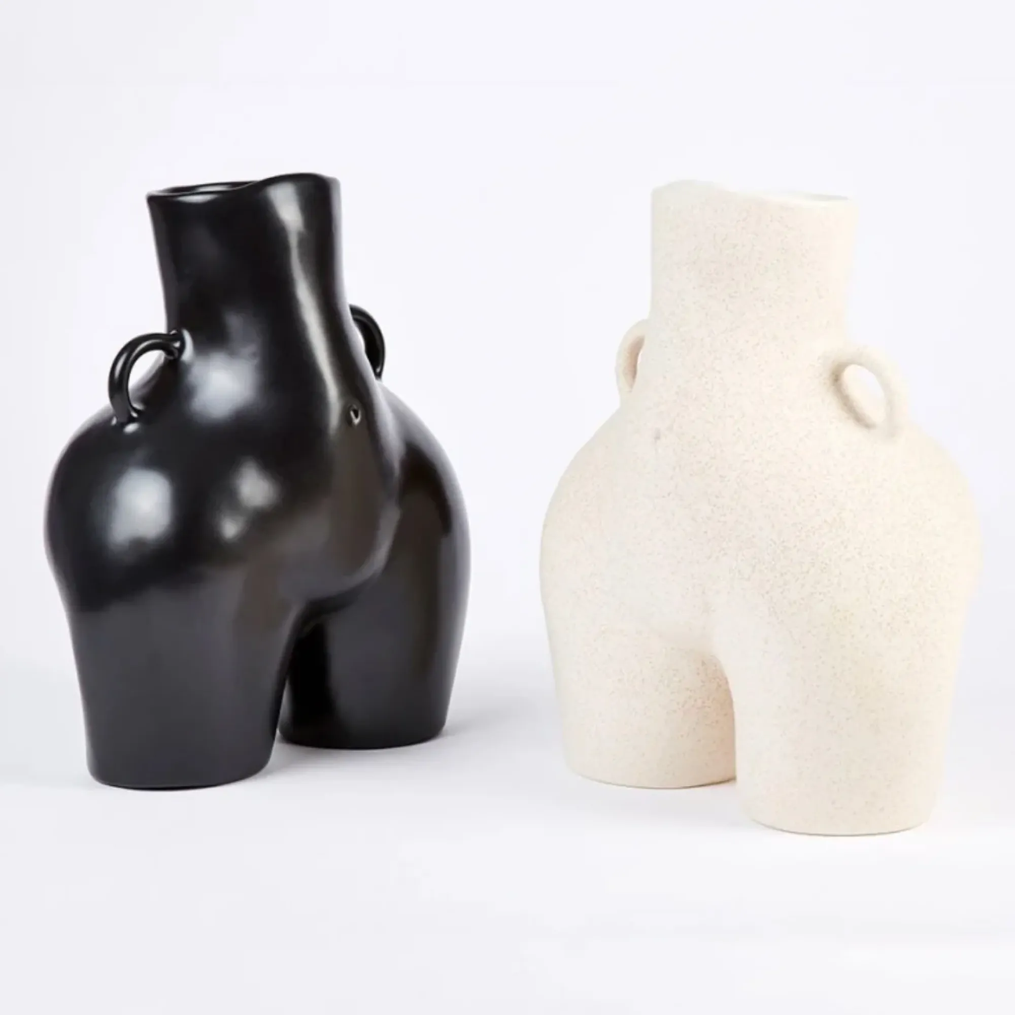 Anissa Kermiche Love Handles Vase (Speckled Beige) Discount