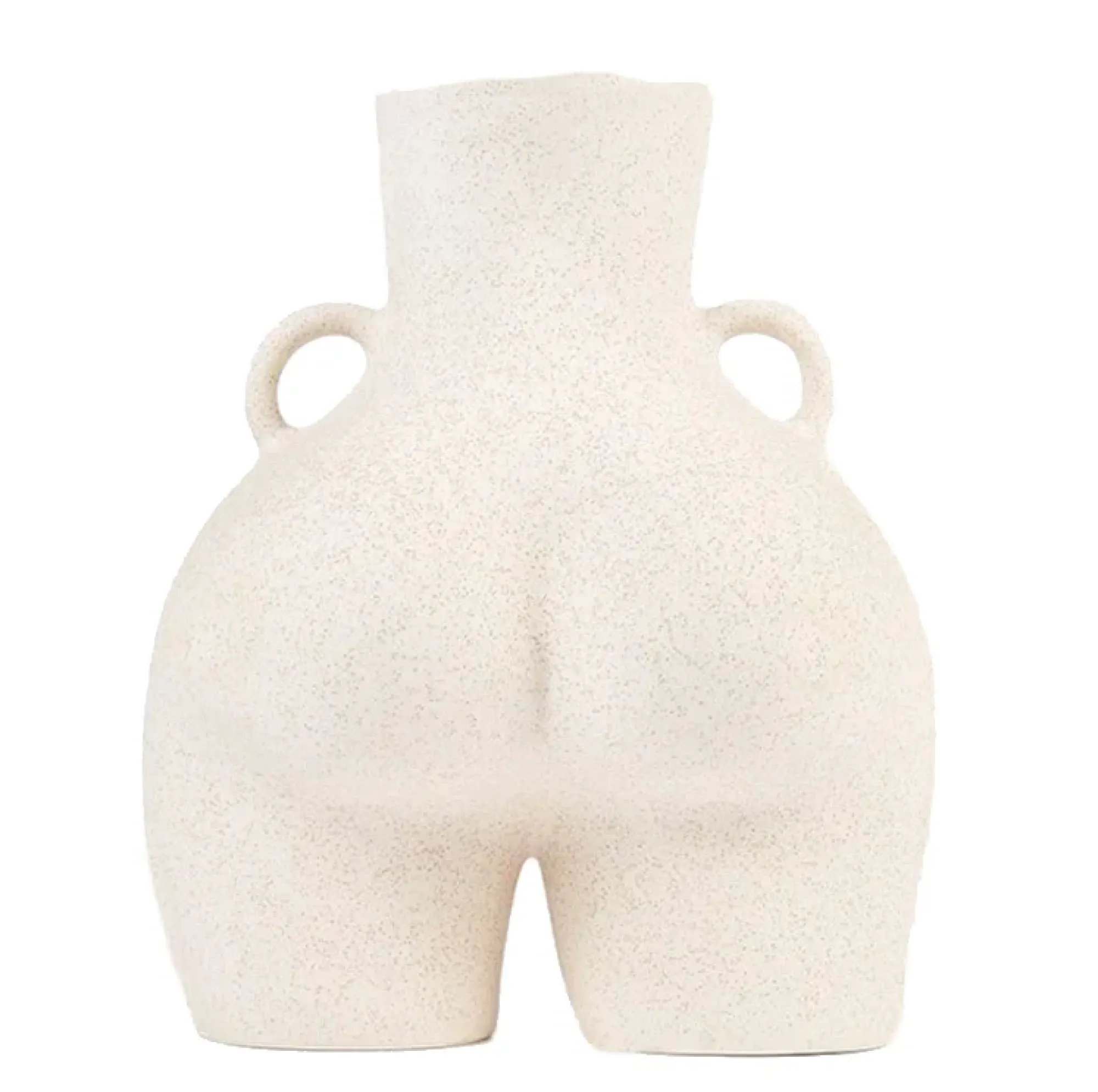 Anissa Kermiche Love Handles Vase (Speckled Beige) Discount
