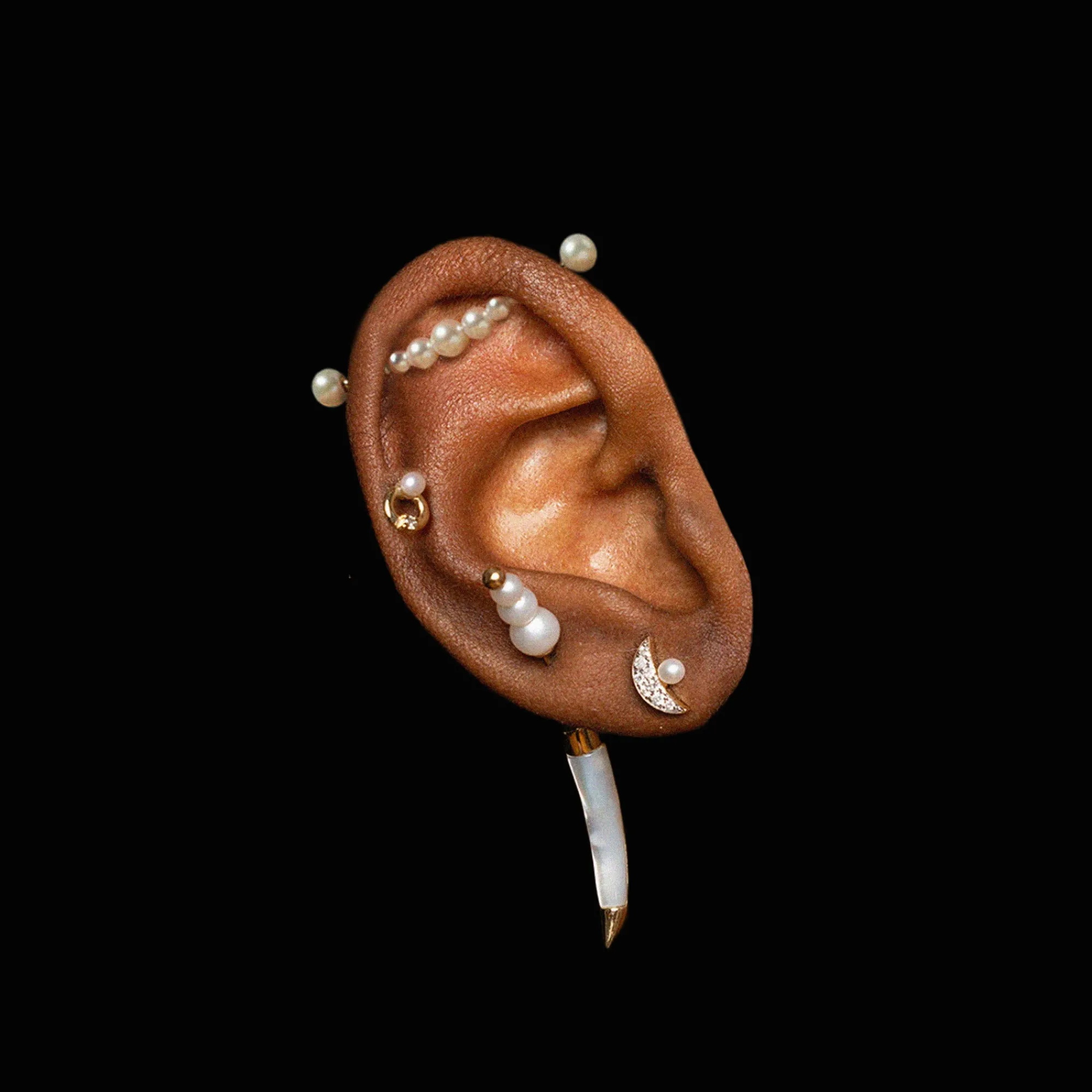 Anissa Kermiche Mini Circle Stud Clearance