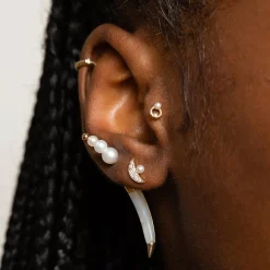 Anissa Kermiche Mini Circle Stud Clearance