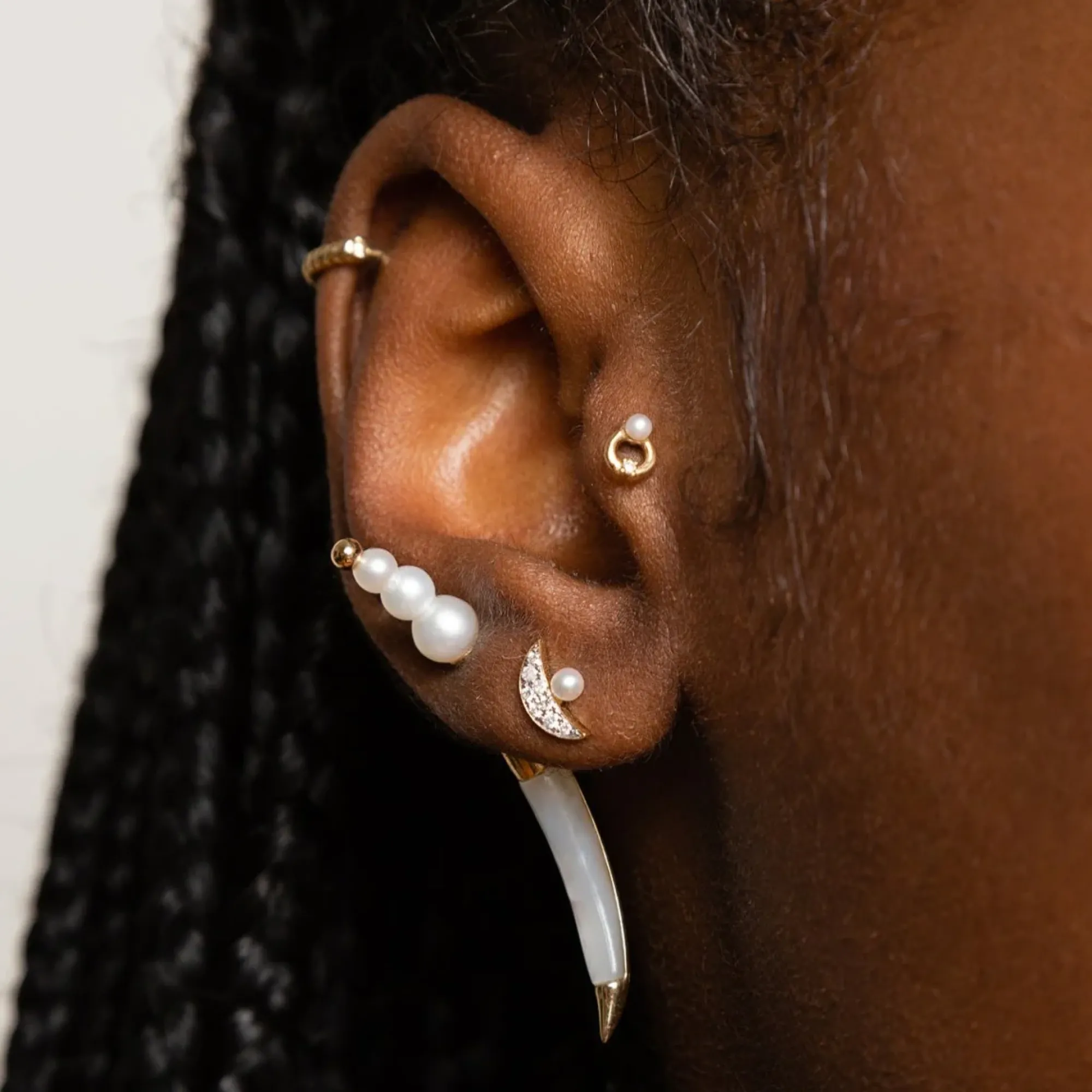 Anissa Kermiche Mini Circle Stud Clearance