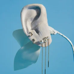 Anissa Kermiche Mini White Topaz Earring Discount