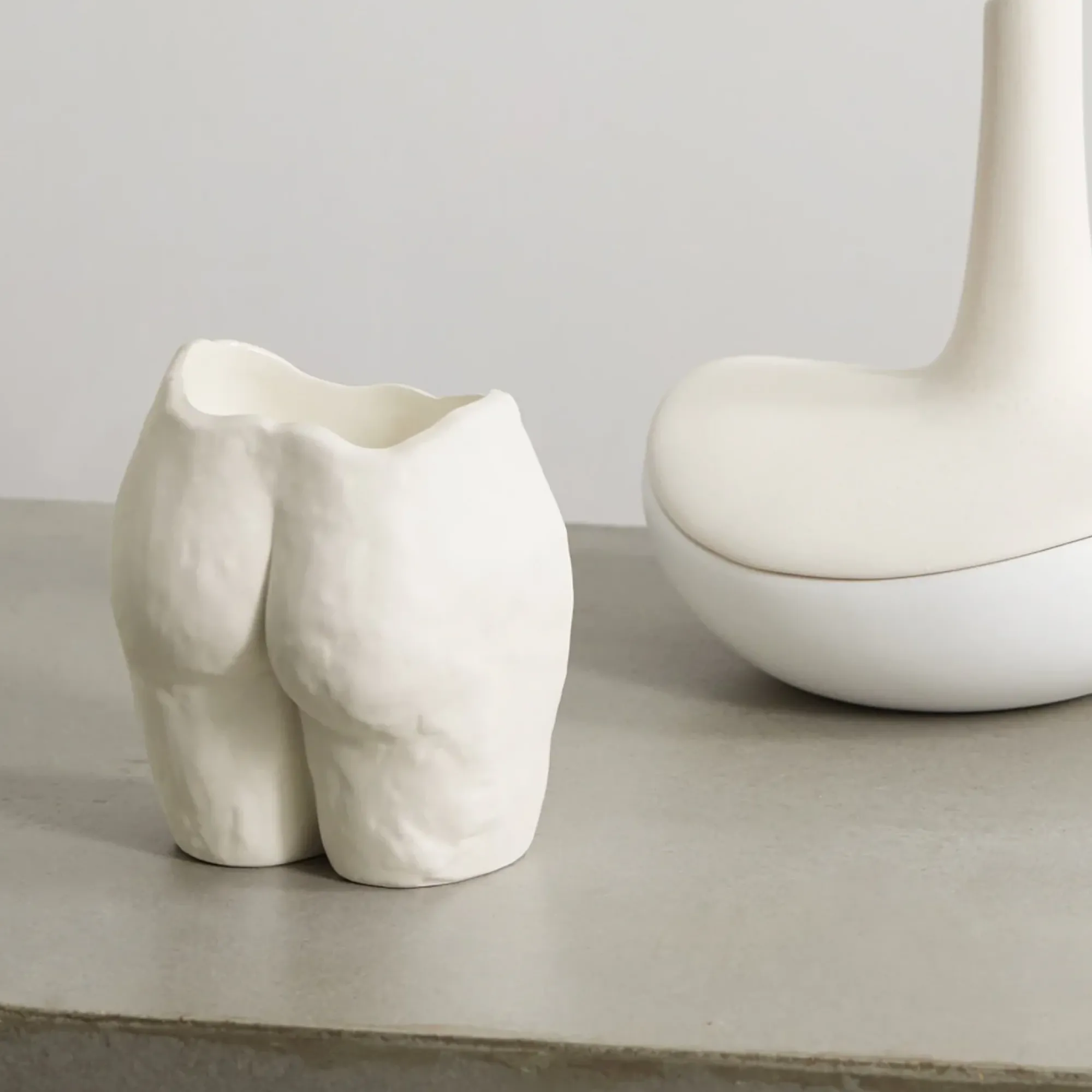 Anissa Kermiche Popotin Candle (White) Outlet