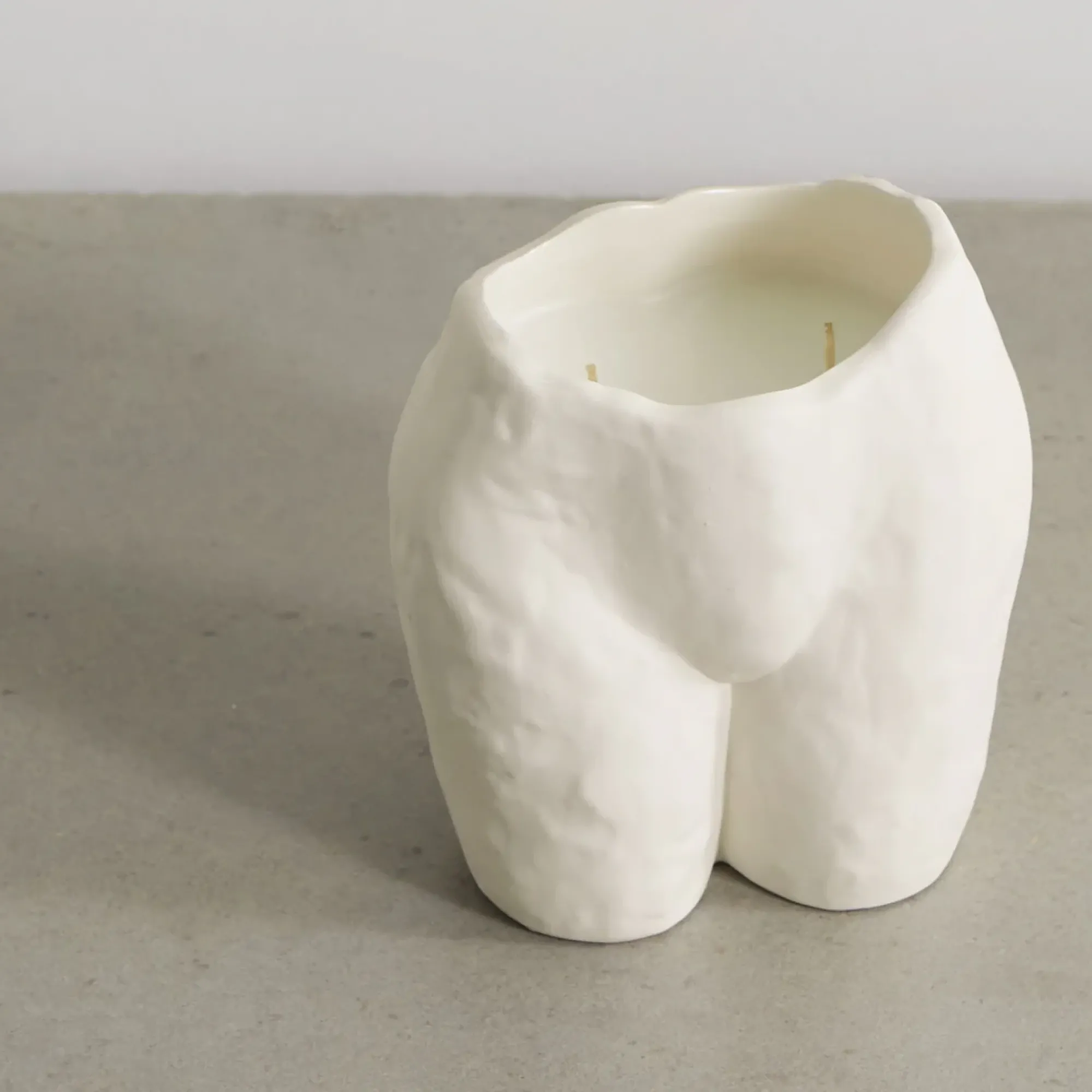 Anissa Kermiche Popotin Candle (White) Outlet