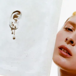 Anissa Kermiche Princesse Pearl Earring New