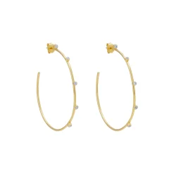 Anissa Kermiche Razzle Dazzle Hoop Earrings New