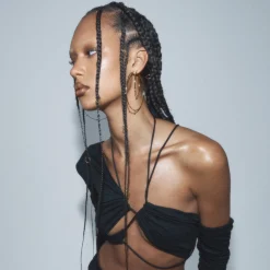 Anissa Kermiche Razzle Dazzle Hoop Earrings New