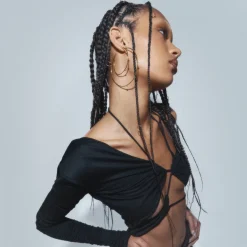 Anissa Kermiche Razzle Dazzle Hoop Earrings New