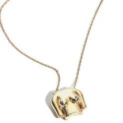 Anissa Kermiche Rubies Boobies Necklace (Polished) Clearance