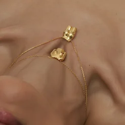 Anissa Kermiche Rubies Boobies Necklace (Polished) Clearance