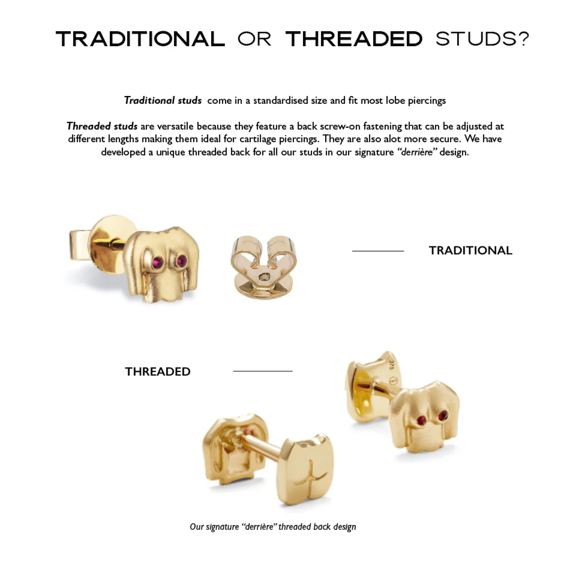 Anissa Kermiche Snake Stud Clearance