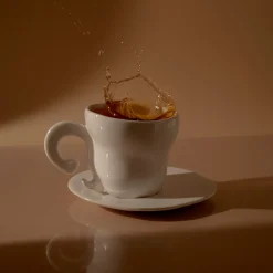 Anissa Kermiche Spill The Tea-Cups (High-Shine White) Hot