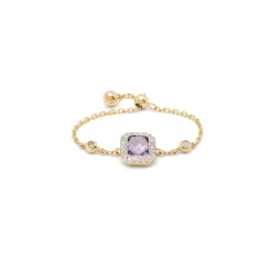 Anissa Kermiche Square Amethyst Ring Online