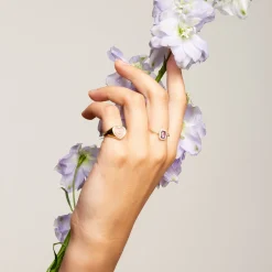 Anissa Kermiche Square Amethyst Ring Online