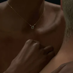 Anissa Kermiche Square Peridot Necklace Hot